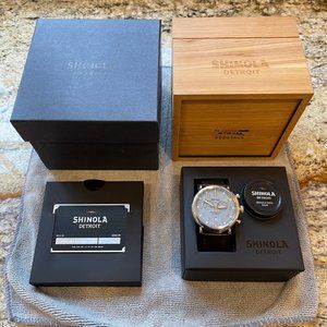 Original Shinola Runwell Chronograph 47mm Watch
